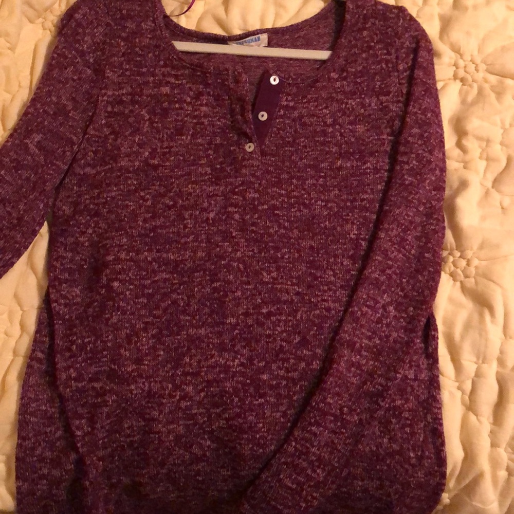 Soft Purple Flowy Long sleeve